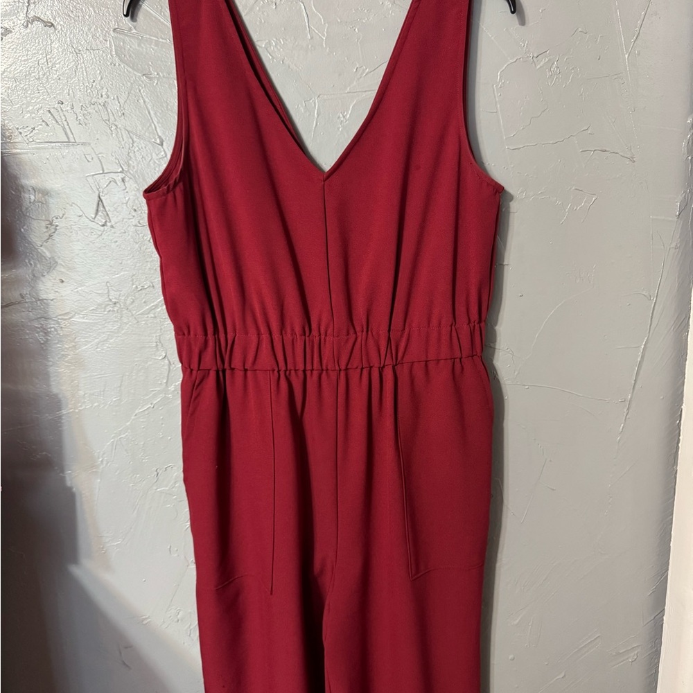 Good Luck Gem Burgundy Jumpsuit